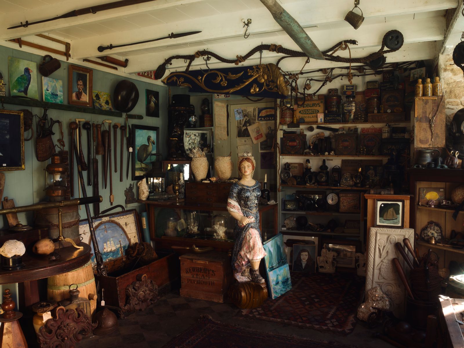 Sea here! Cape Cornwall Arts and Antiques is filled to the brim with aquatic treasures