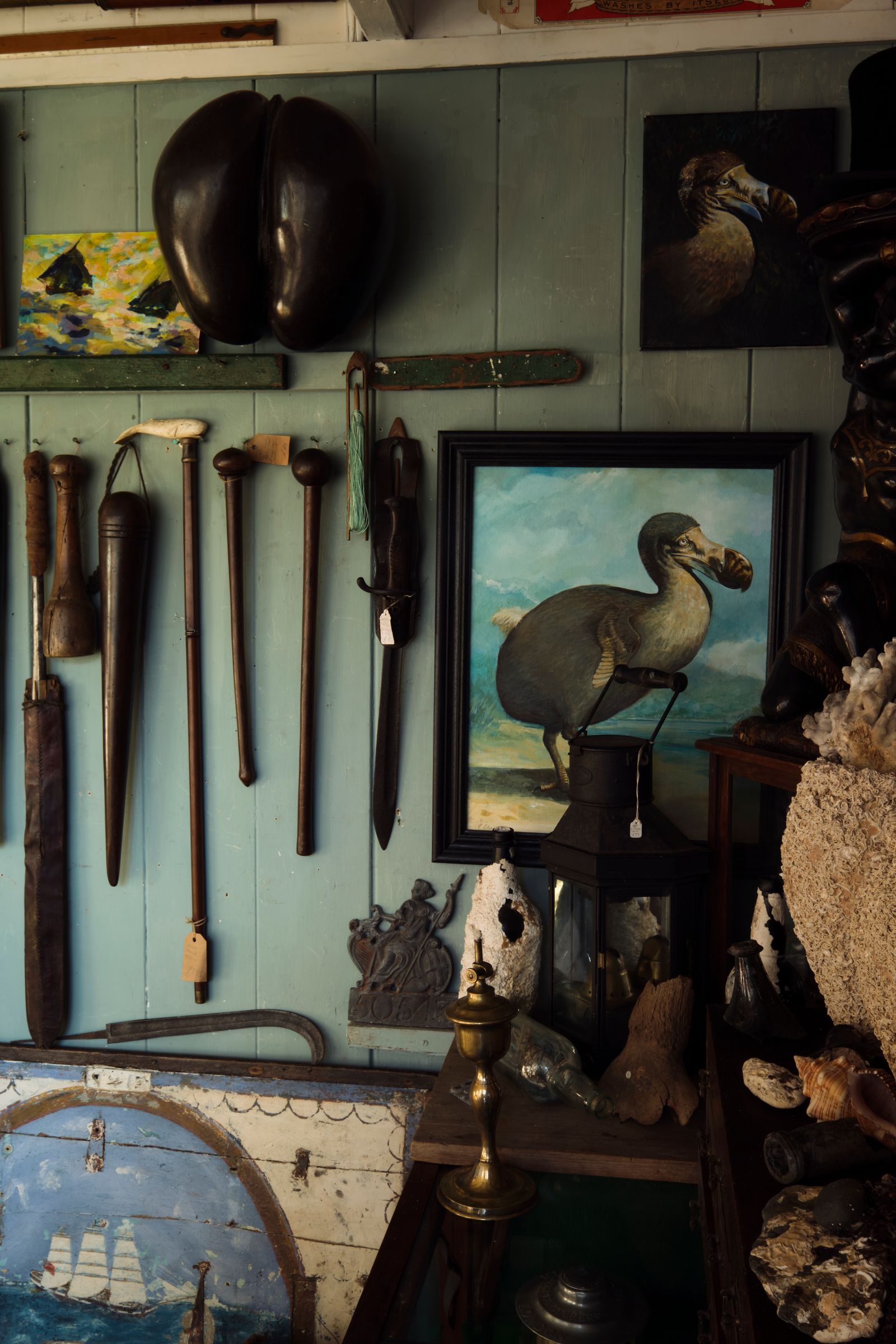 Image may contain Art Painting Animal Beak Bird Mace Club and Weapon
