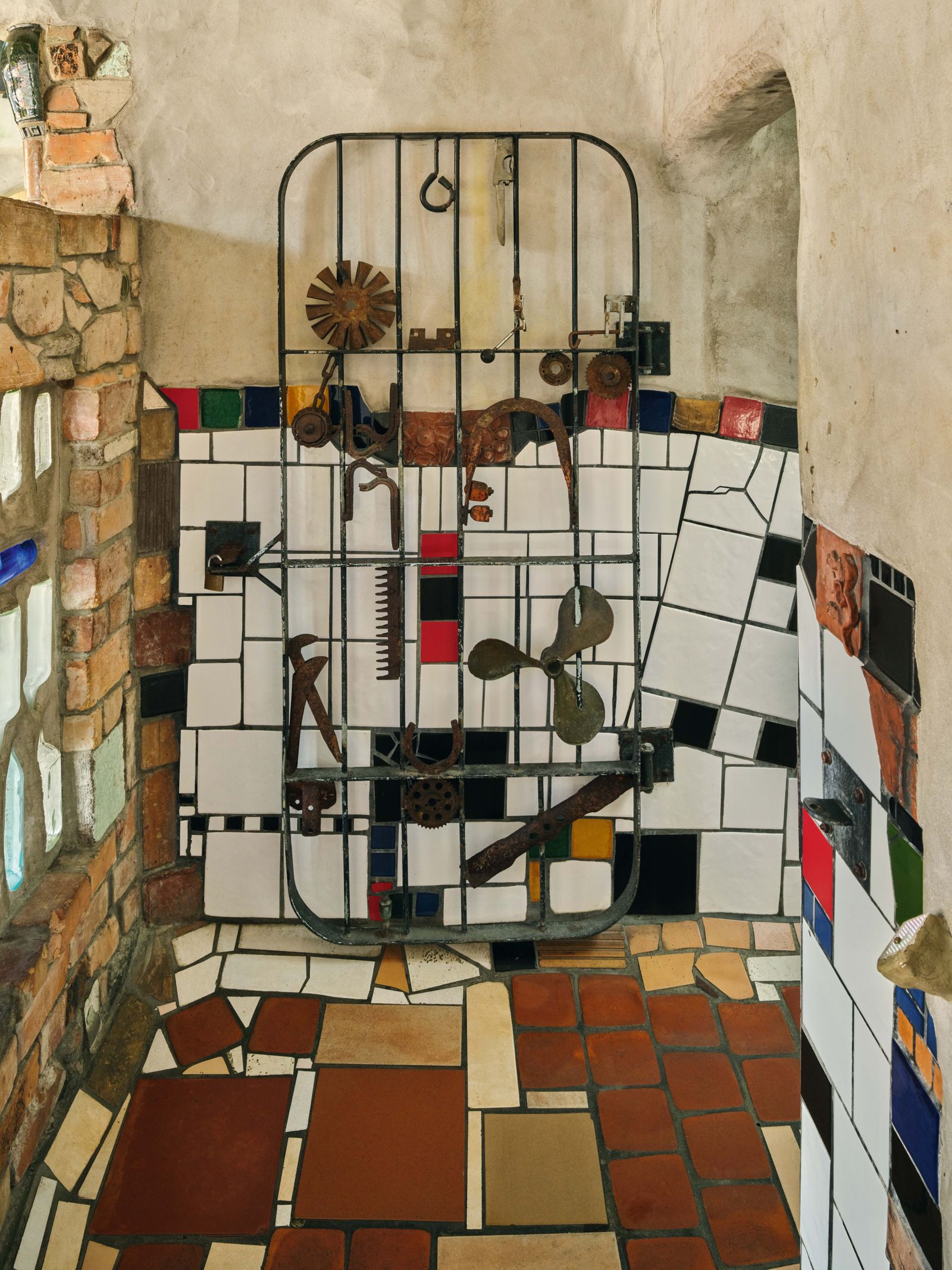 Image may contain Floor Tile and Indoors