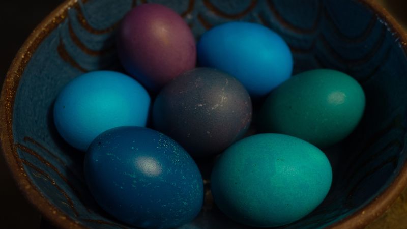 Ukrainian tables are being filled with dyed Easter eggs