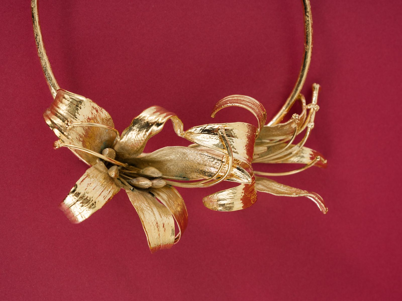Ulla Johnson and Julie Hamisky put petal to the metal with their electroplated floral creations