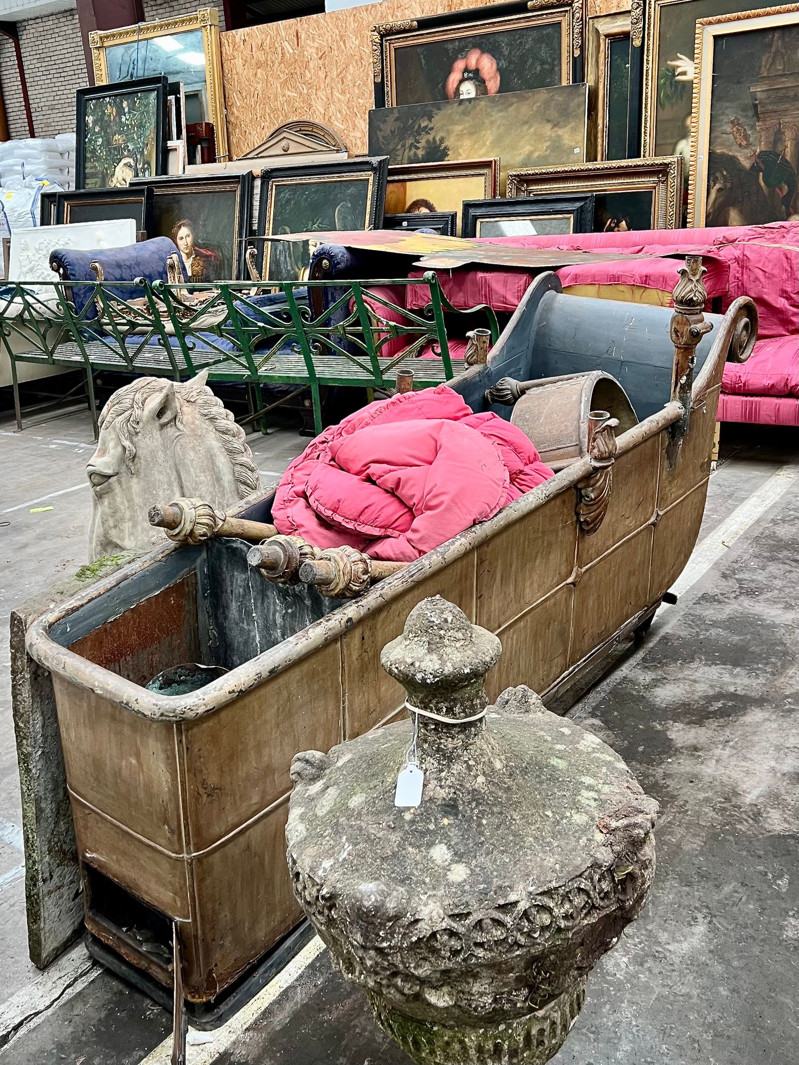 Image may contain Anita Garibaldi Person Clothing Glove Art Painting Chair Furniture Boat and Transportation