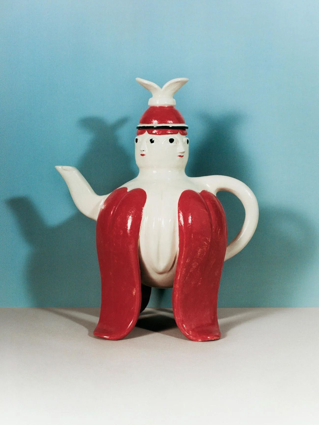 Image may contain Pottery Art Porcelain Figurine Cookware Pot and Person