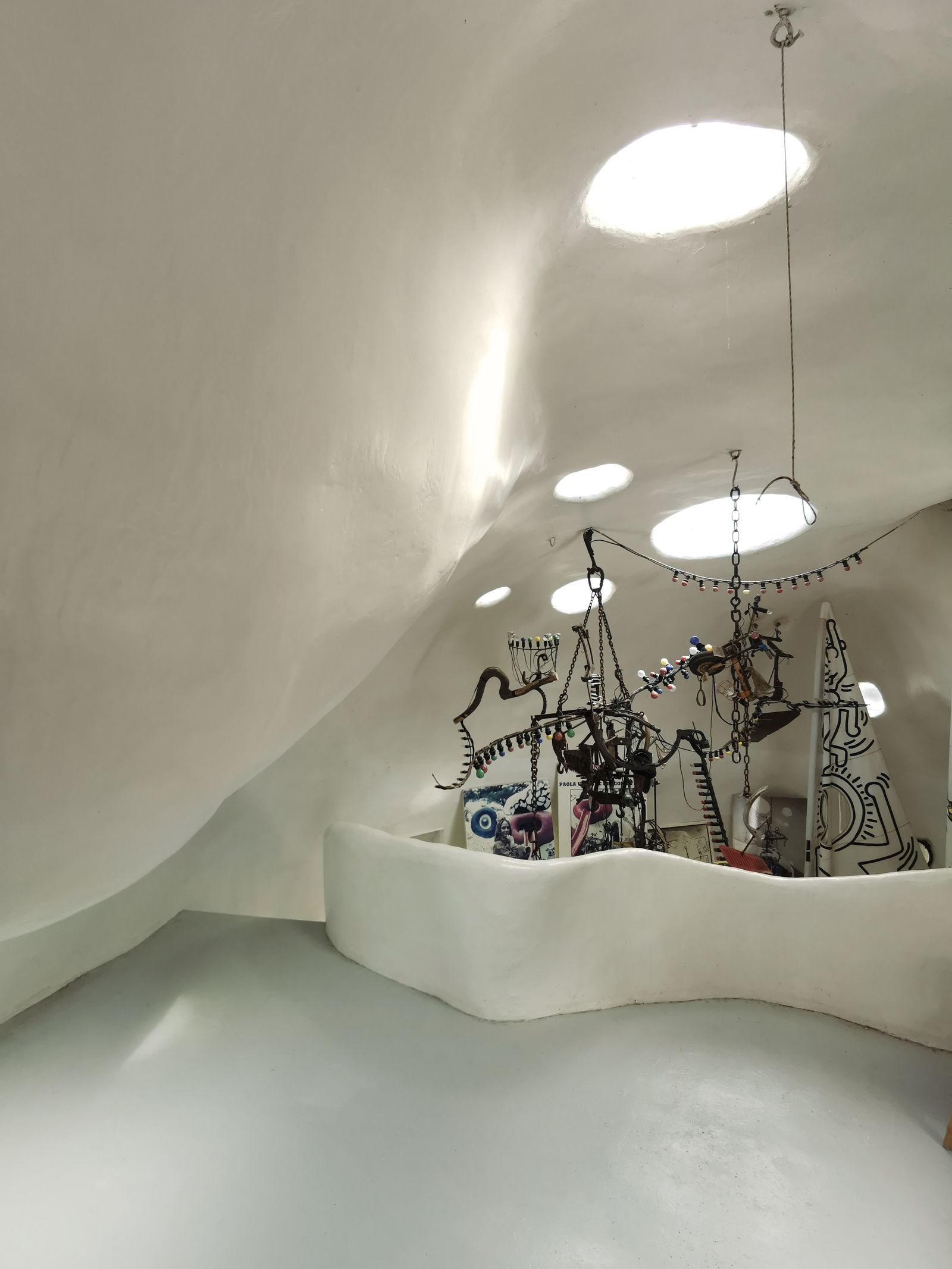Image may contain Architecture Building House Housing Indoors Loft Room and Attic