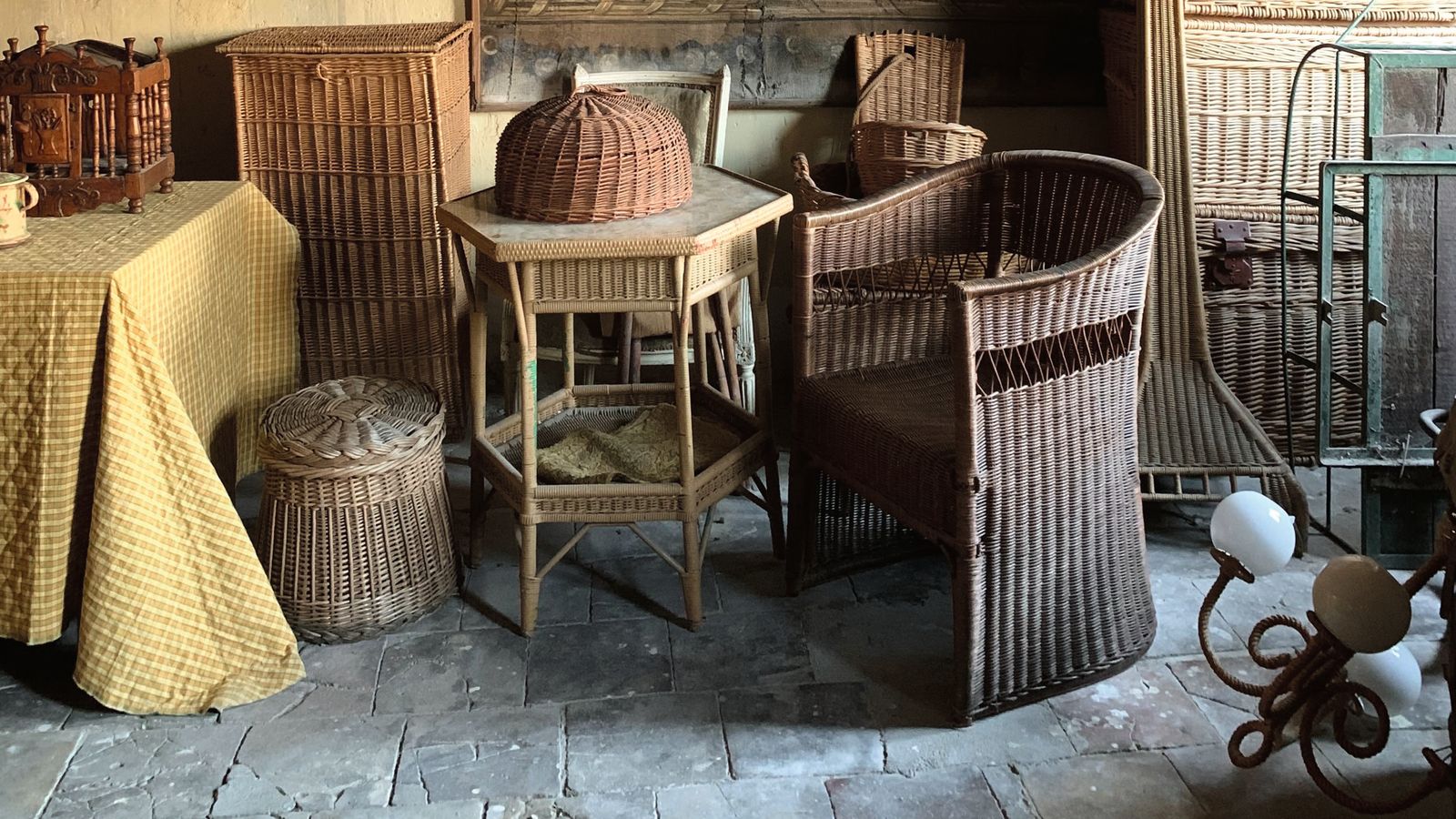 Basket of currency: wicker is so back in fashion