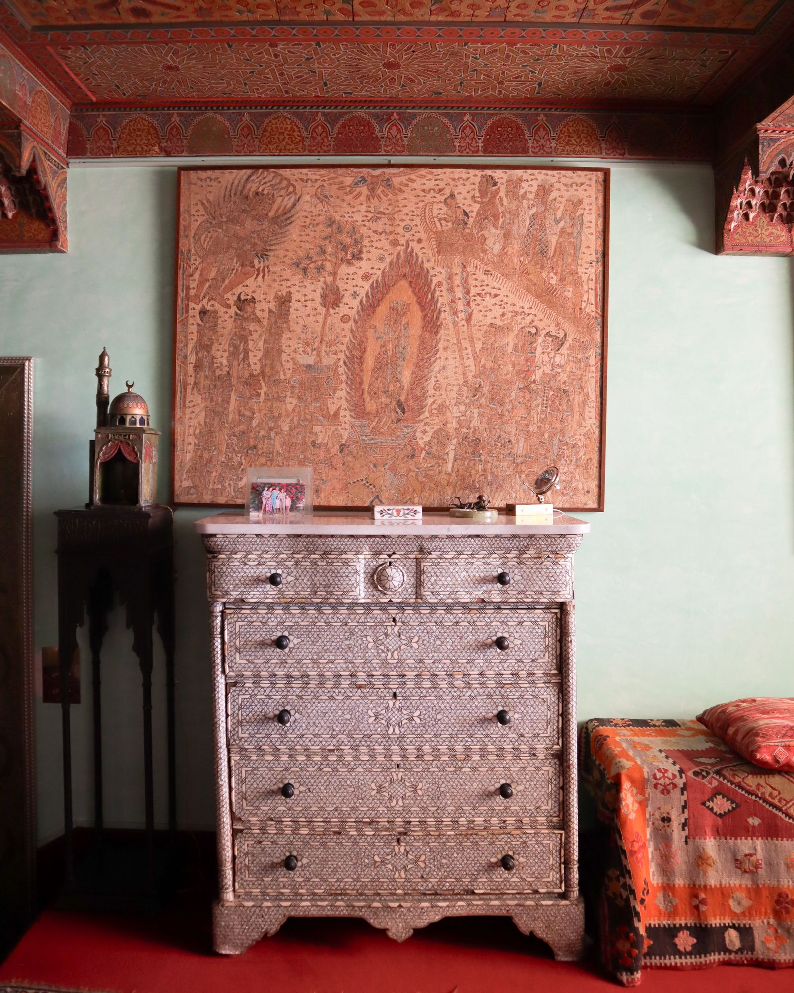 Image may contain Furniture Cabinet and Bed