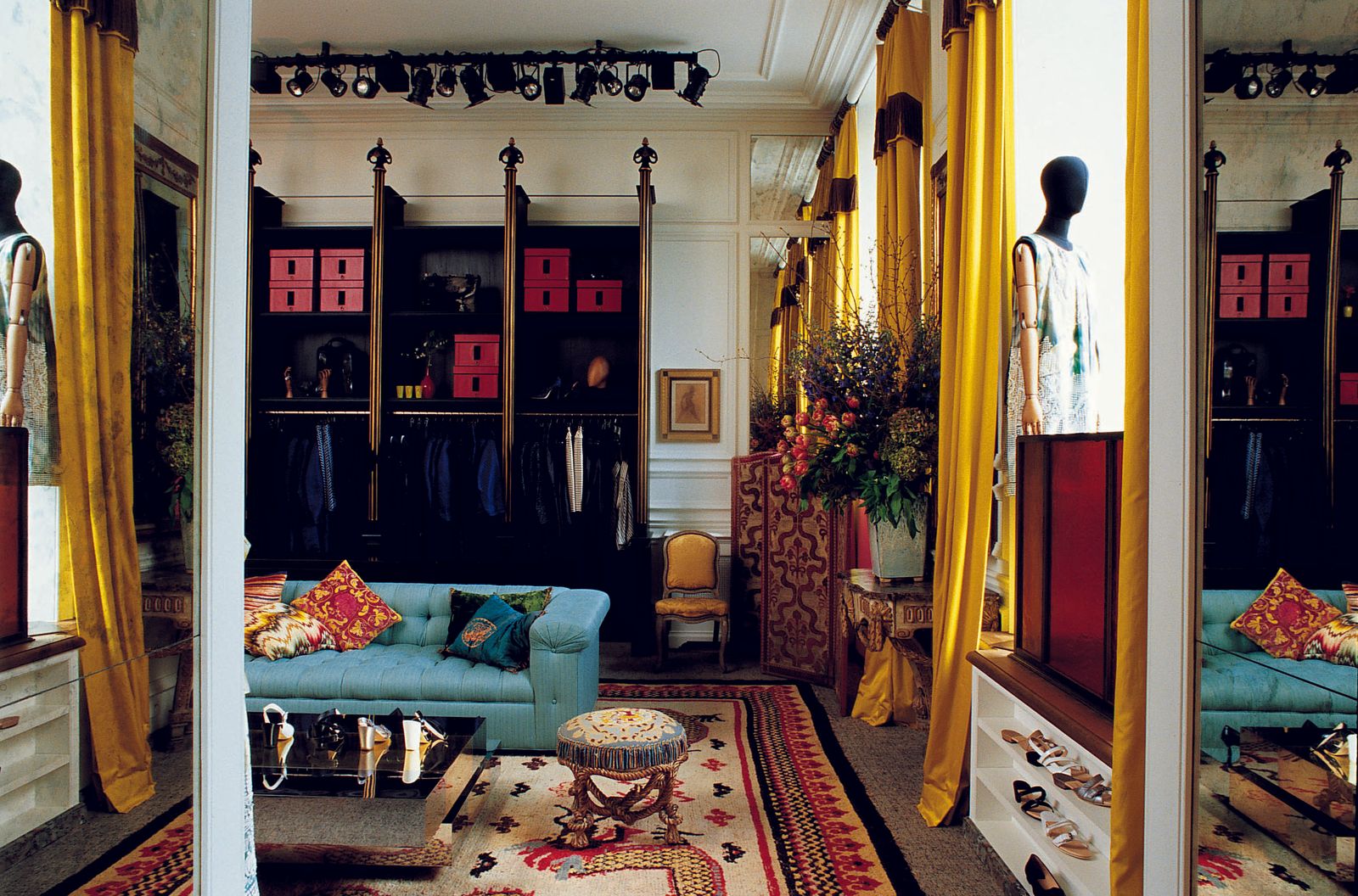 Image may contain Home Decor Chair Furniture Couch Person Architecture Building Indoors Living Room Room and Rug